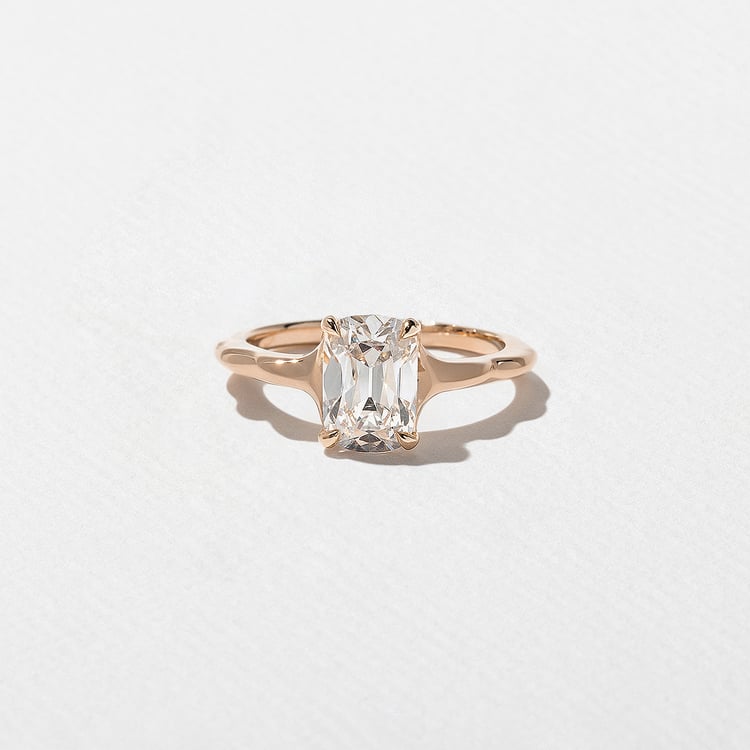 Sloan Antique Cushion in 14k Rose Gold