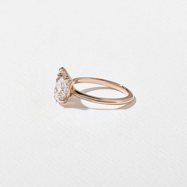 Vivi Pear and Princess in 14k Rose Gold – view 3
