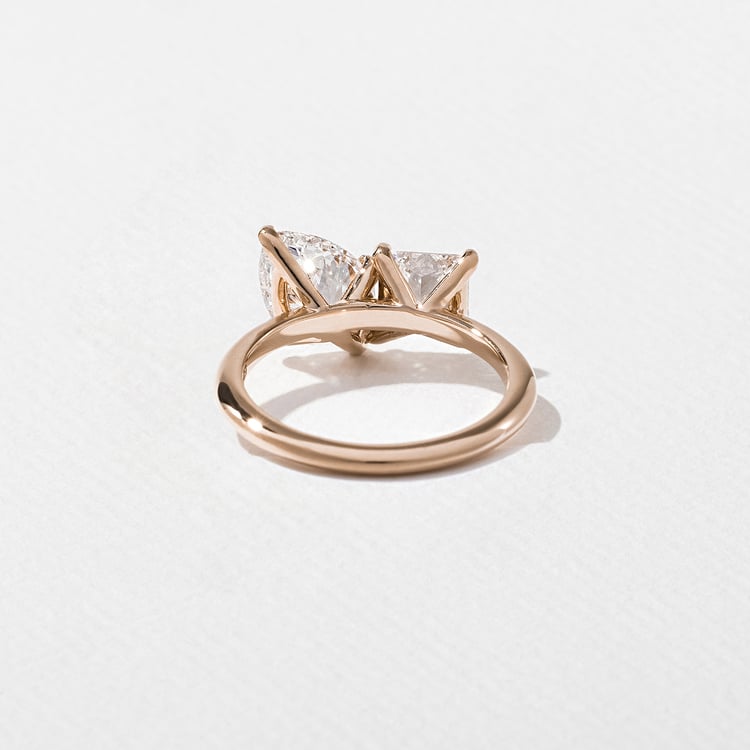 Vivi Pear and Princess in 14k Rose Gold – view 4