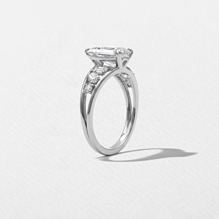 Marni Pear Solitaire in 18k White Gold – view 5