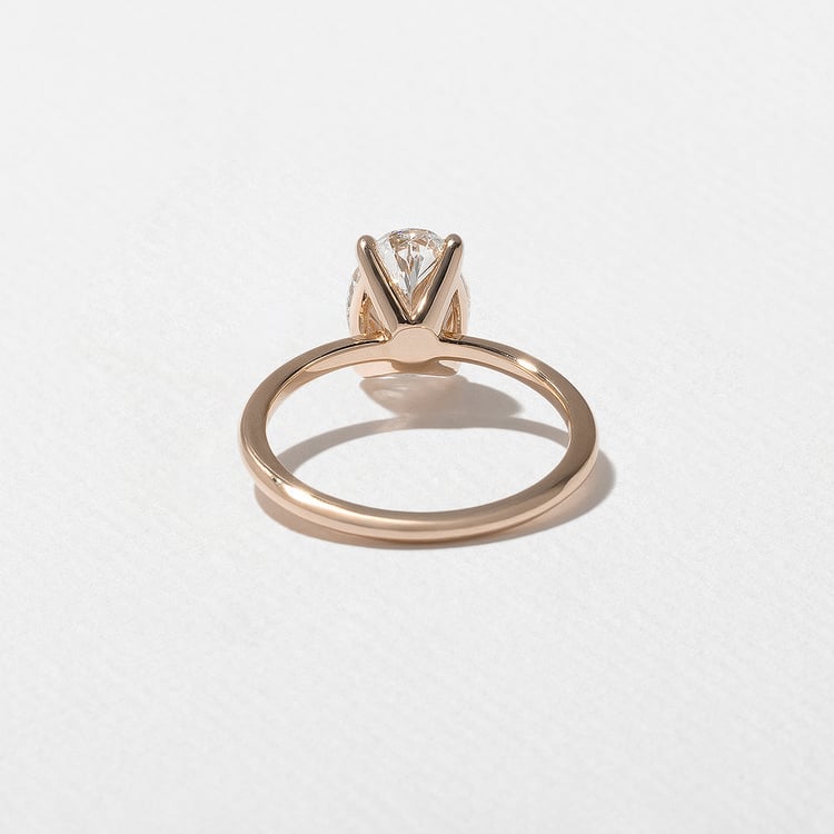 Grace Antique Oval in 14k Rose Gold – view 4