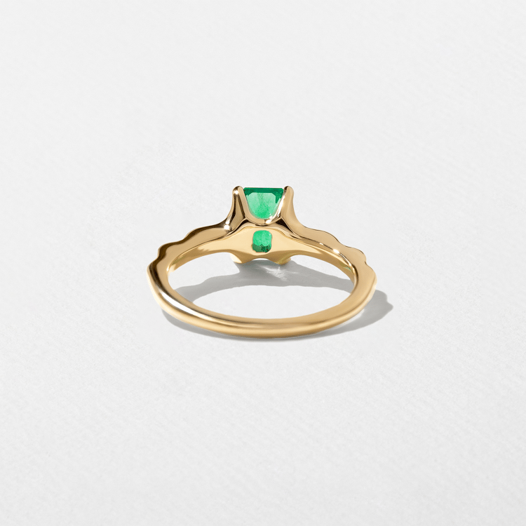 Sloan Emerald-Cut Emerald 0.91ct Green Emerald