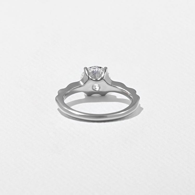 Sloan Round in 18k White Gold – view 4