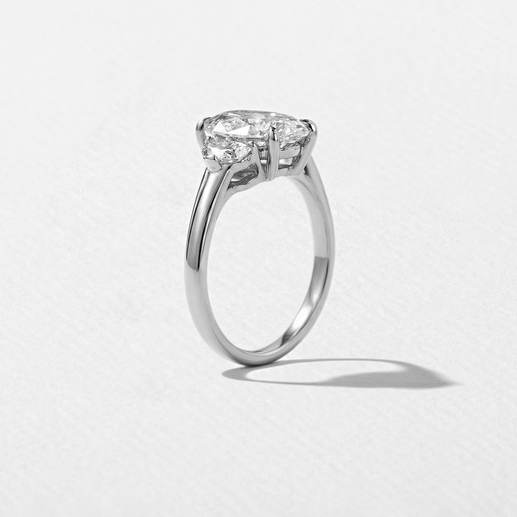 Blair Oval in Platinum – view 5