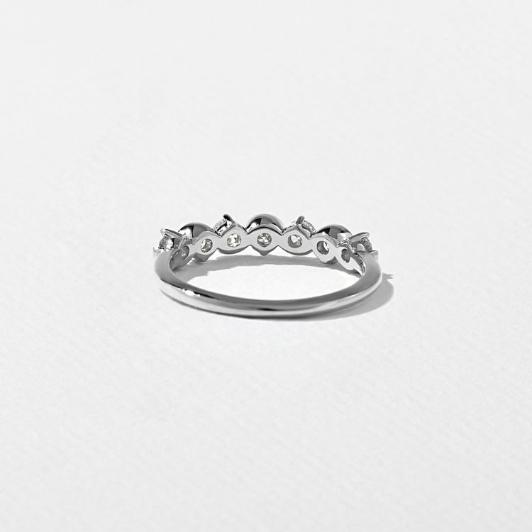 Wave in 14k White Gold – view 3