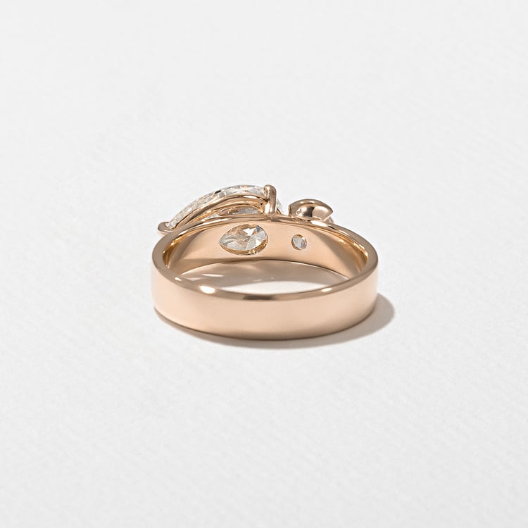 Henri Grand Pear in 14k Rose Gold – view 4