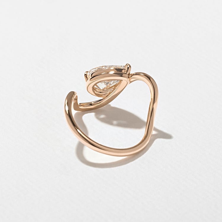 Stella Pear in 14k Rose Gold – view 4