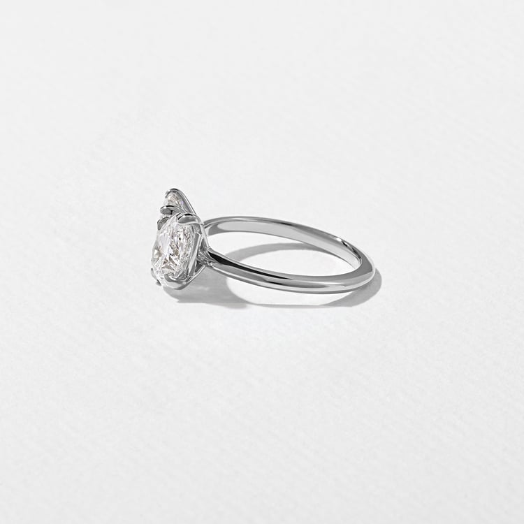 Vivi Pear and Princess in 14k White Gold – view 3