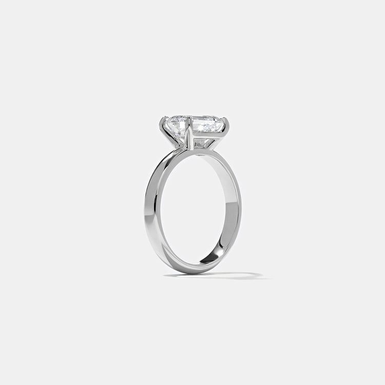 James Emerald-Cut in 18k White Gold – view 5