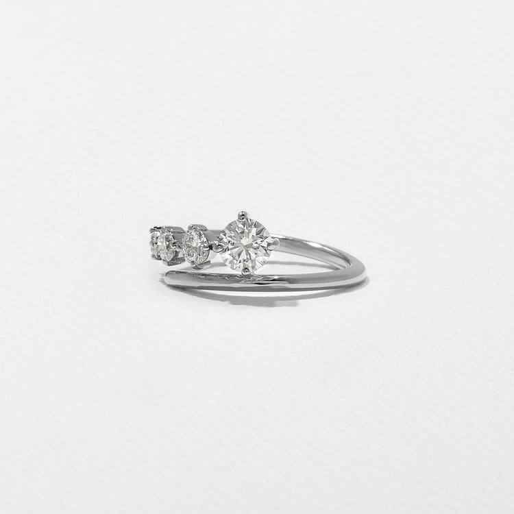Ripple in 14k White Gold – view 2