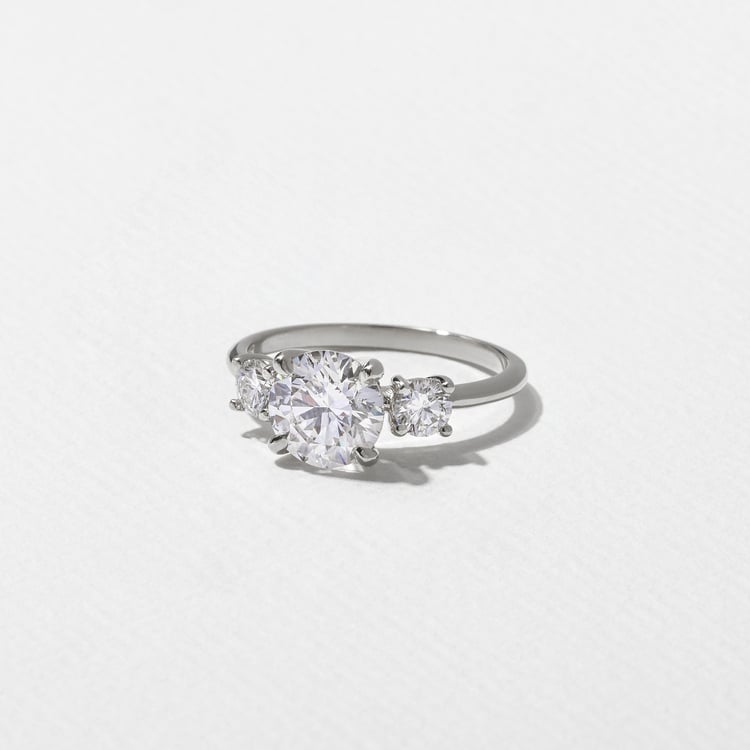 Trey Round in 14k White Gold – view 2