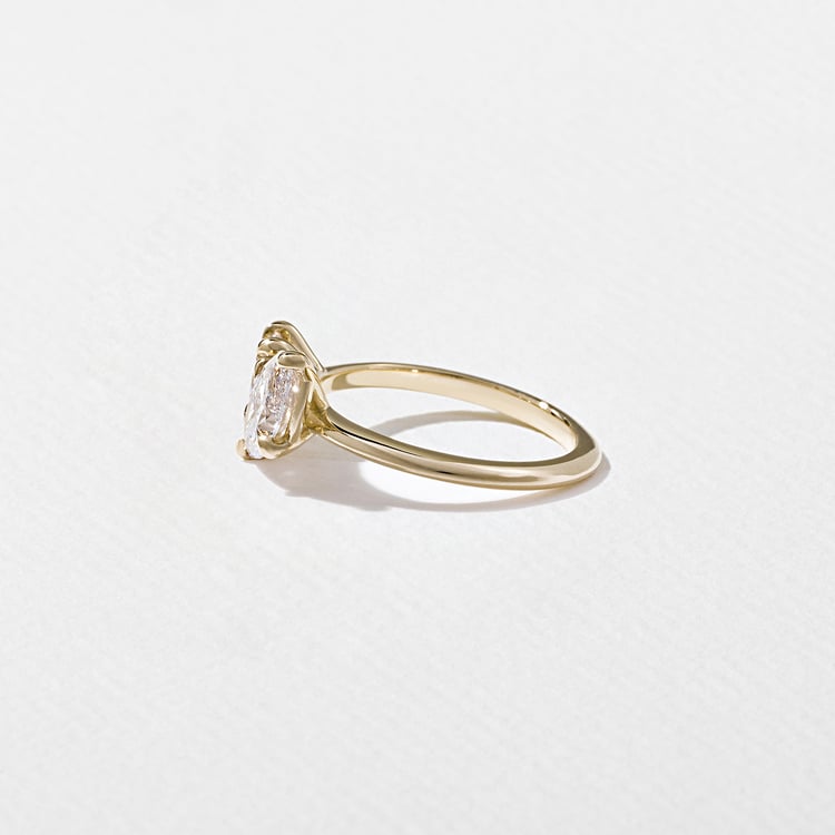 Vivi Marquise and Round in 14k Yellow Gold – view 3