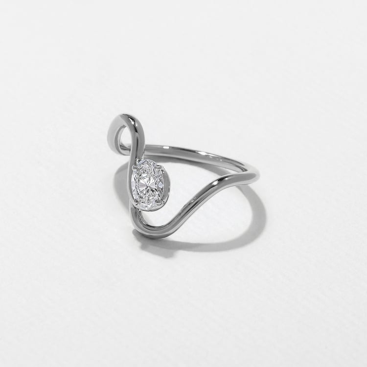 Sway in 14k White Gold – view 2