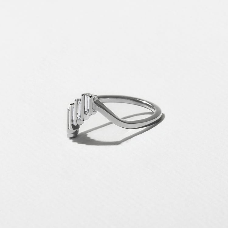 Maze in 14k White Gold – view 2