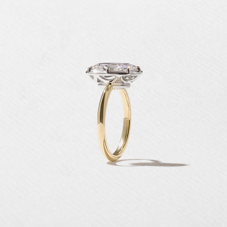 Daphne Antique Cushion in 14k Yellow Gold – view 5