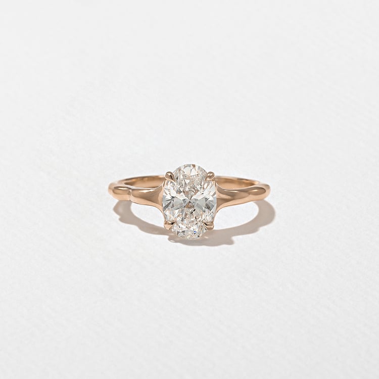 Sloan Oval in 14k Rose Gold