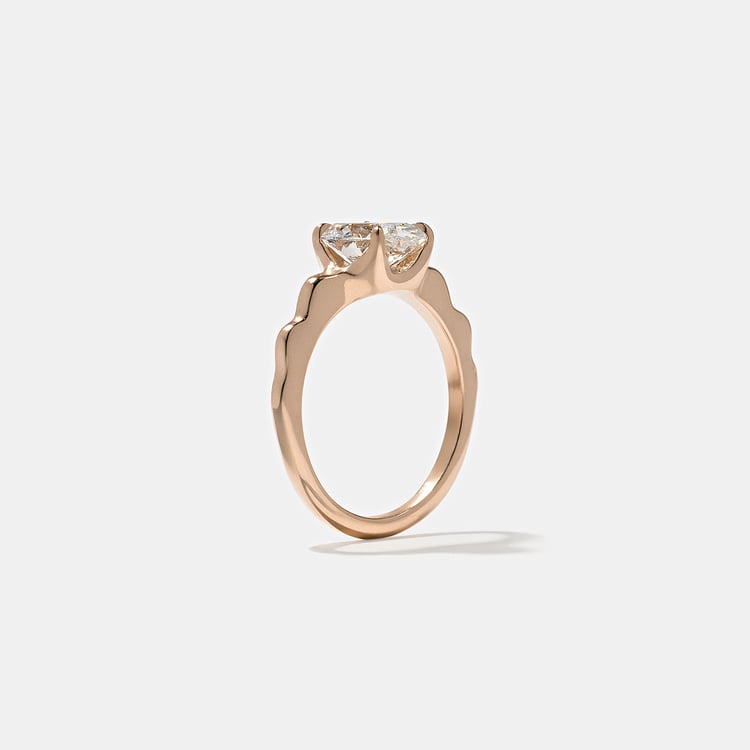 Sloan Oval in 14k Rose Gold – view 5