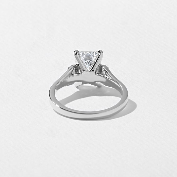 Cleo Emerald-Cut in 14k White Gold – view 4