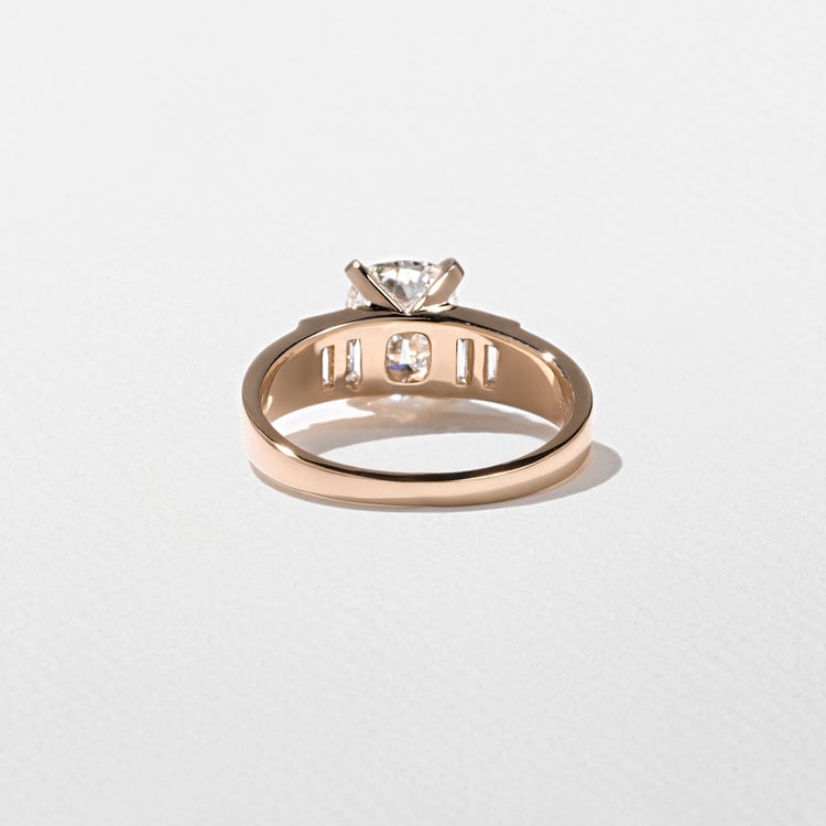 Nova Antique Cushion in 14k Rose Gold – view 4