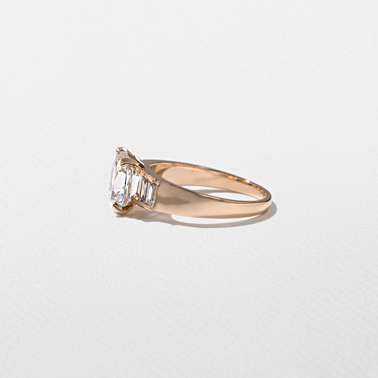 Nova Antique Cushion in 14k Rose Gold – view 3