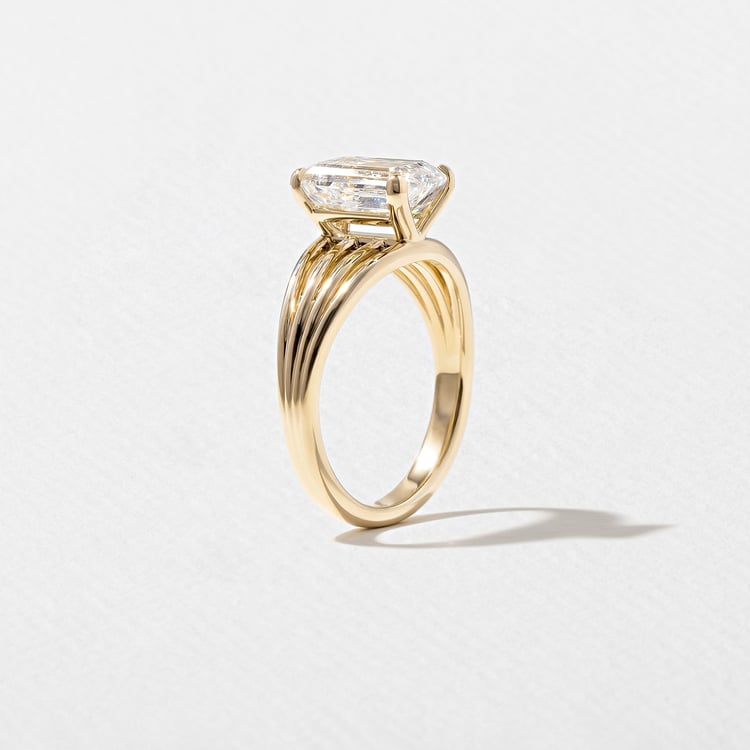 Scarlett Emerald-Cut Solitaire