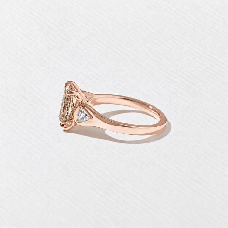 Cleo Champagne Diamond in 14k Rose Gold – view 2