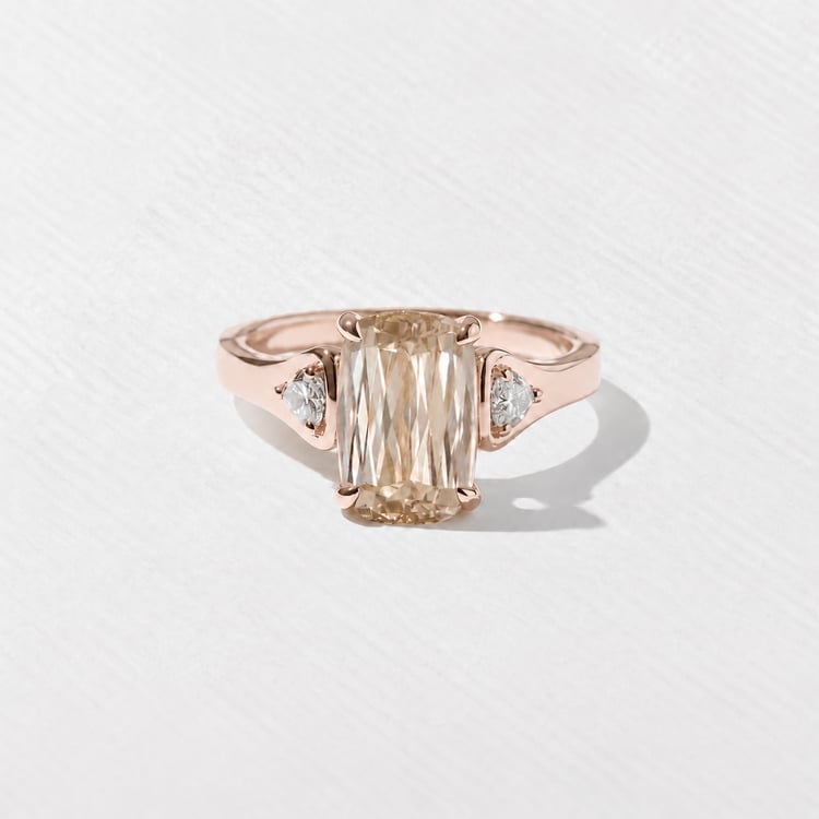 Cleo Champagne Diamond in 14k Rose Gold