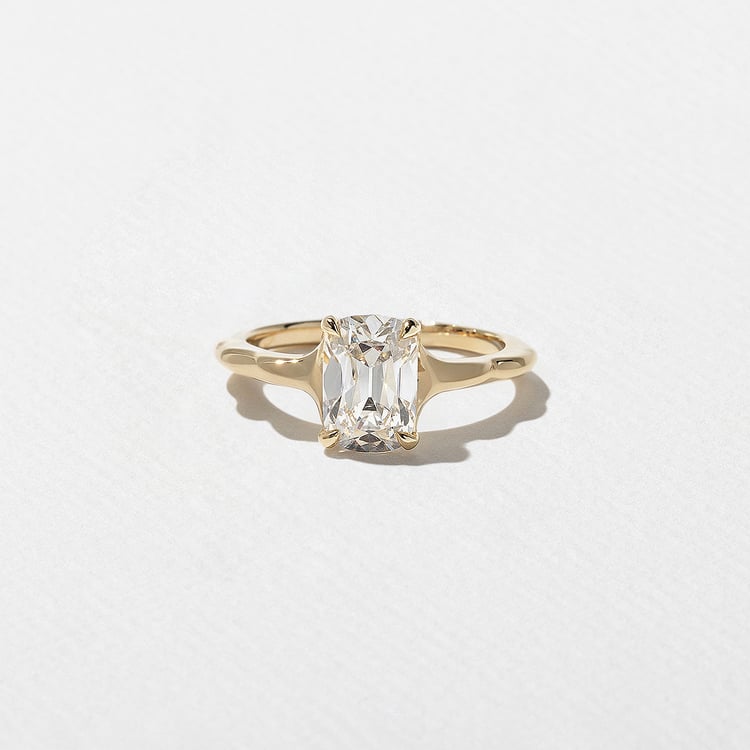 Sloan Antique Cushion in 18k Yellow Gold