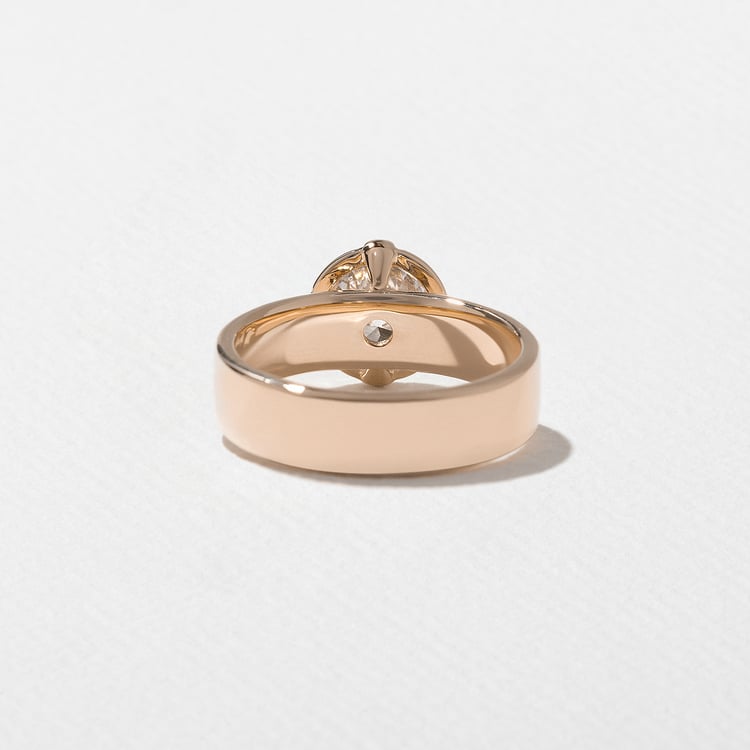 Reid Round in 14k Rose Gold – view 4