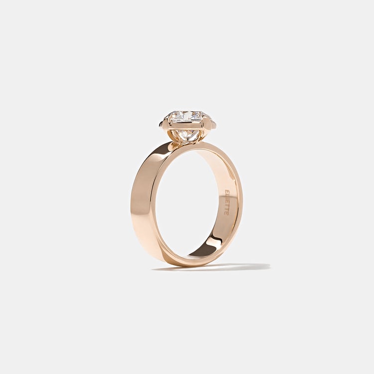 Reid Round in 14k Rose Gold – view 5