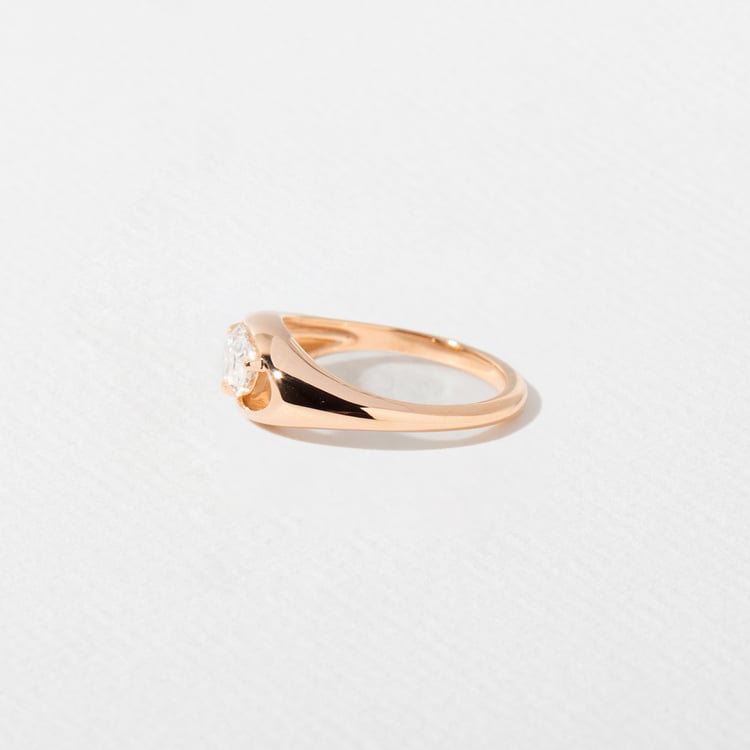 Monroe Pear Mini in 14k Rose Gold – view 2