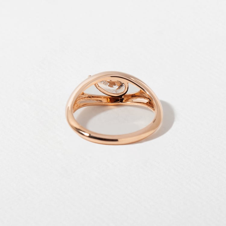 Monroe Pear Mini in 14k Rose Gold – view 4