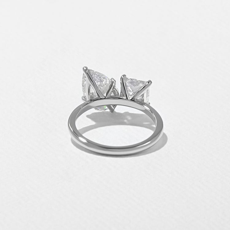 Vivi Grand Pear and Princess in 18k White Gold – view 4