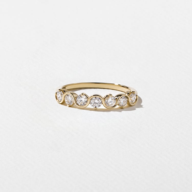 Wave in 18k Yellow Gold