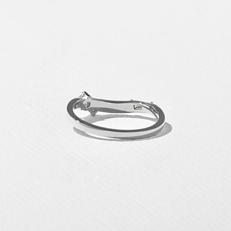 Pine in 14k White Gold – view 4