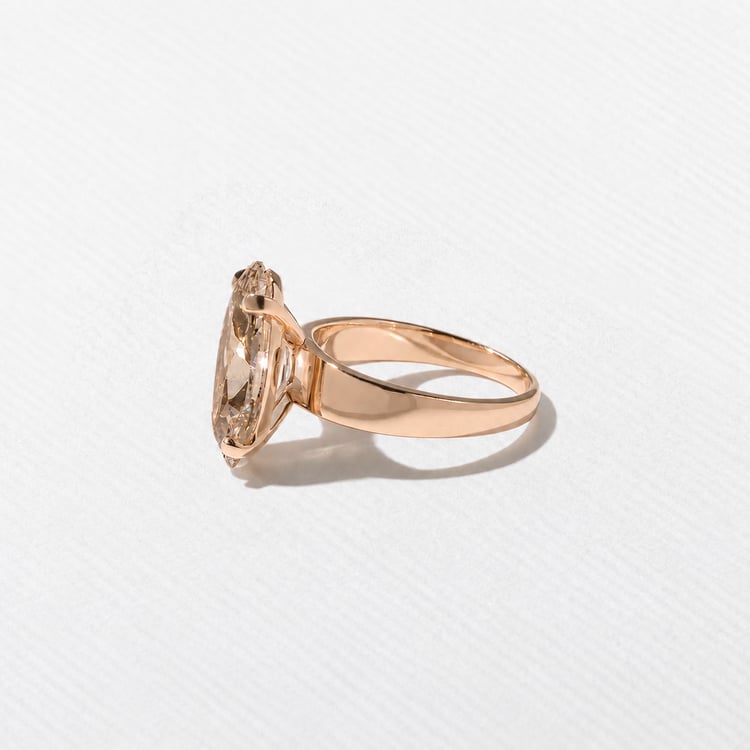 Nova Champagne Diamond in 14k Rose Gold – view 2