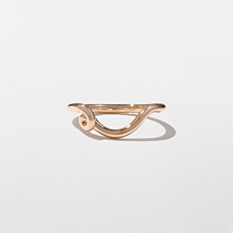 Twist in 14k Rose Gold