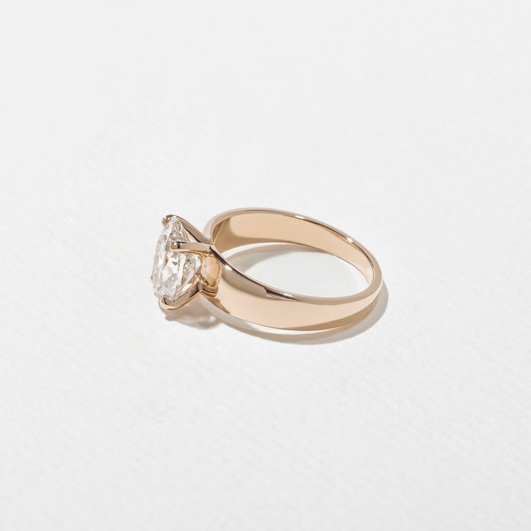 Nova Oval in 14k Rose Gold – view 3