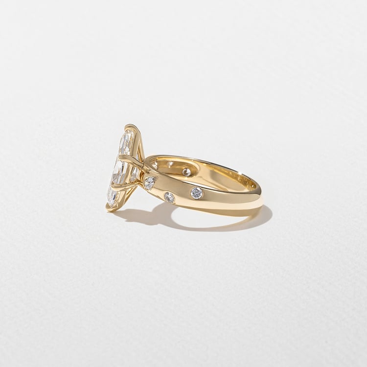 Skylar Marquise in 14k Yellow Gold – view 3