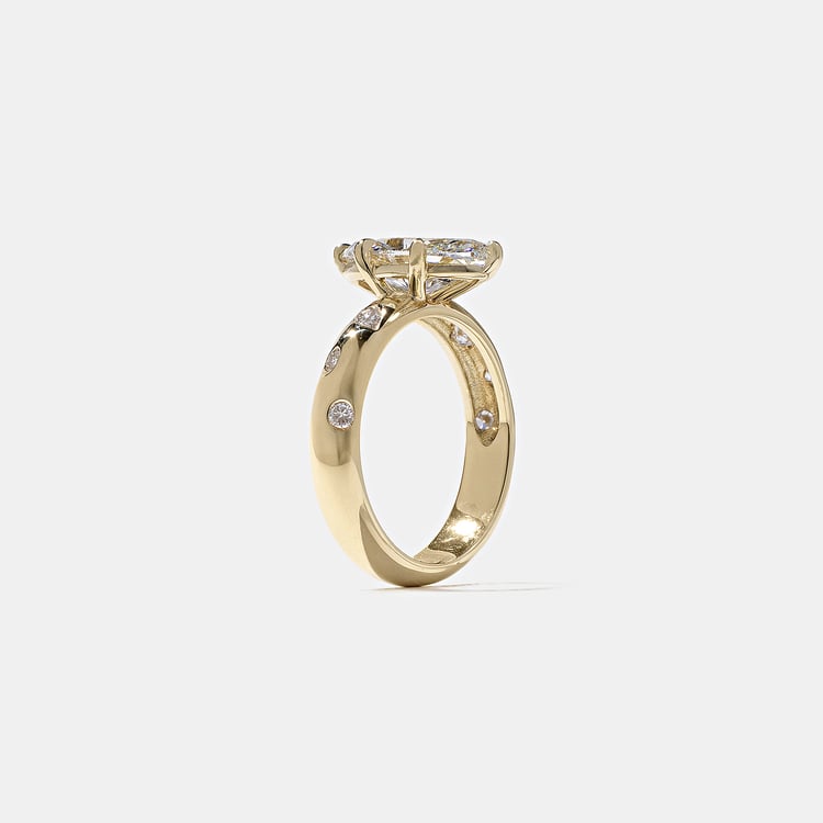 Skylar Marquise in 14k Yellow Gold – view 5