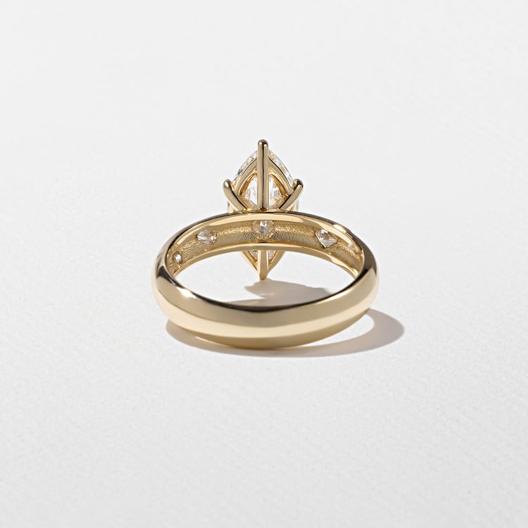 Skylar Marquise in 14k Yellow Gold – view 4