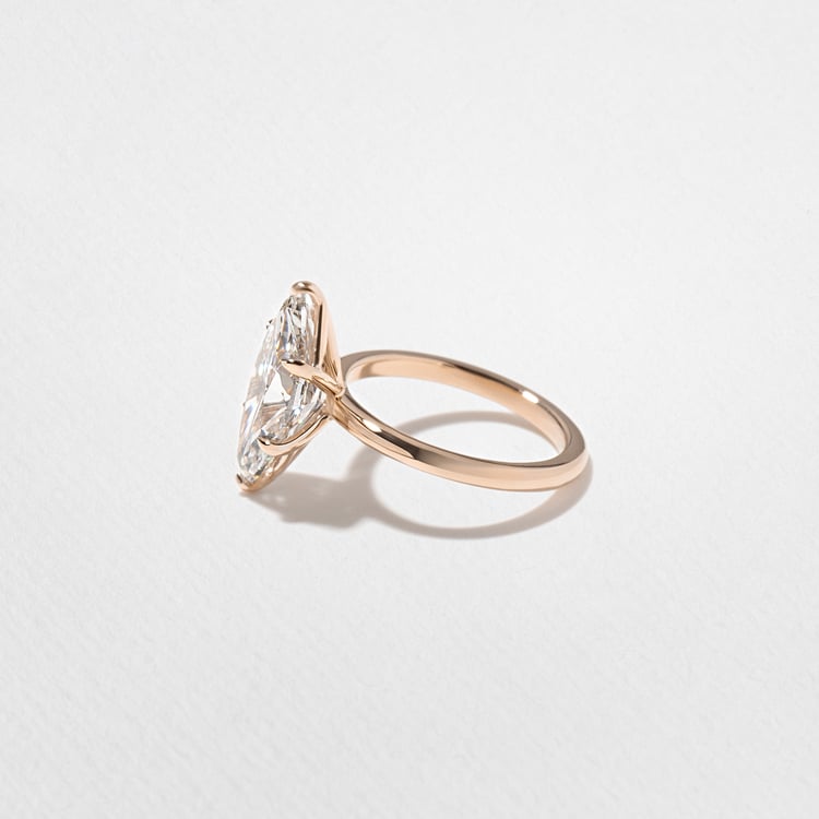 Grace Marquise in 14k Rose Gold – view 3