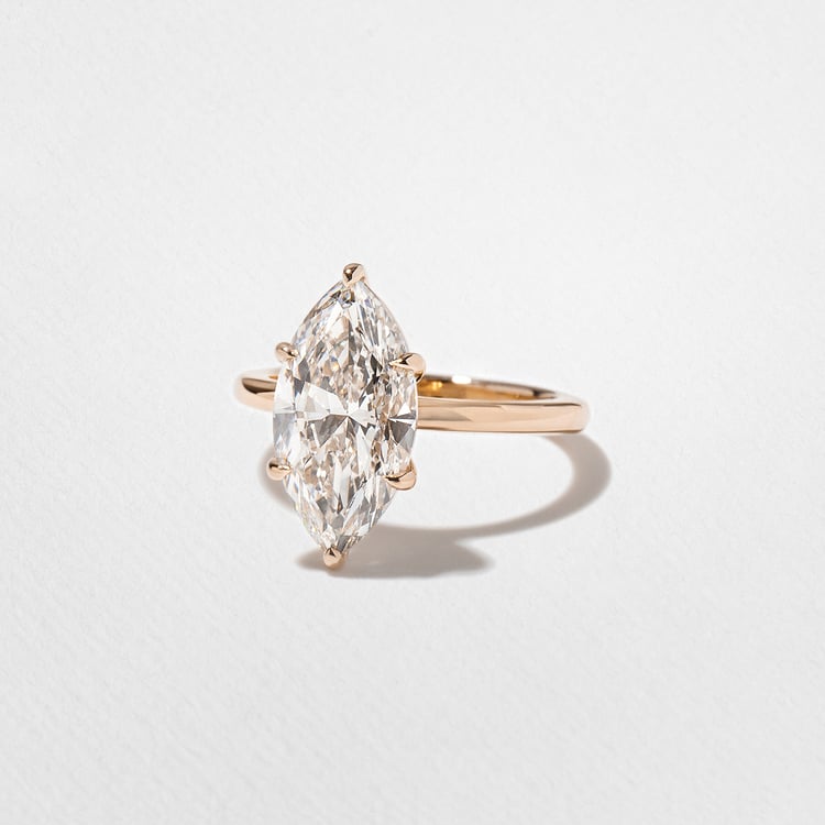 Grace Marquise in 14k Rose Gold – view 2