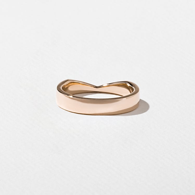 Notch Thin in 14k Rose Gold – view 3