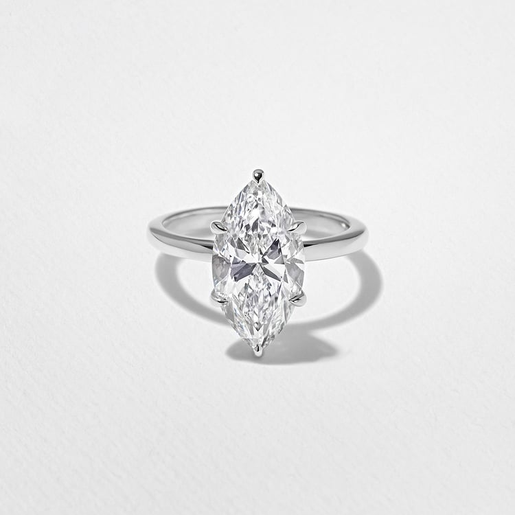 Grace Marquise in 18k White Gold