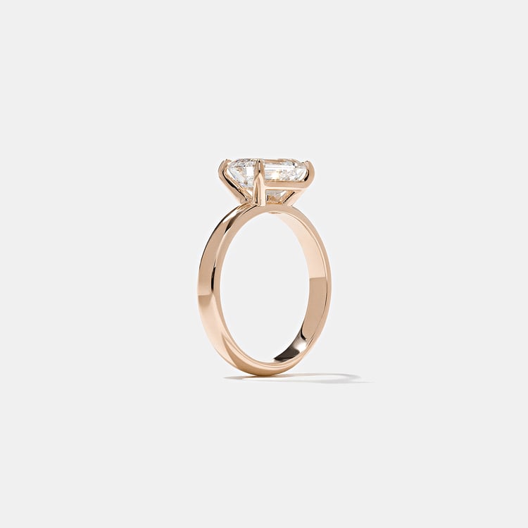 James Emerald-Cut in 14k Rose Gold – view 5
