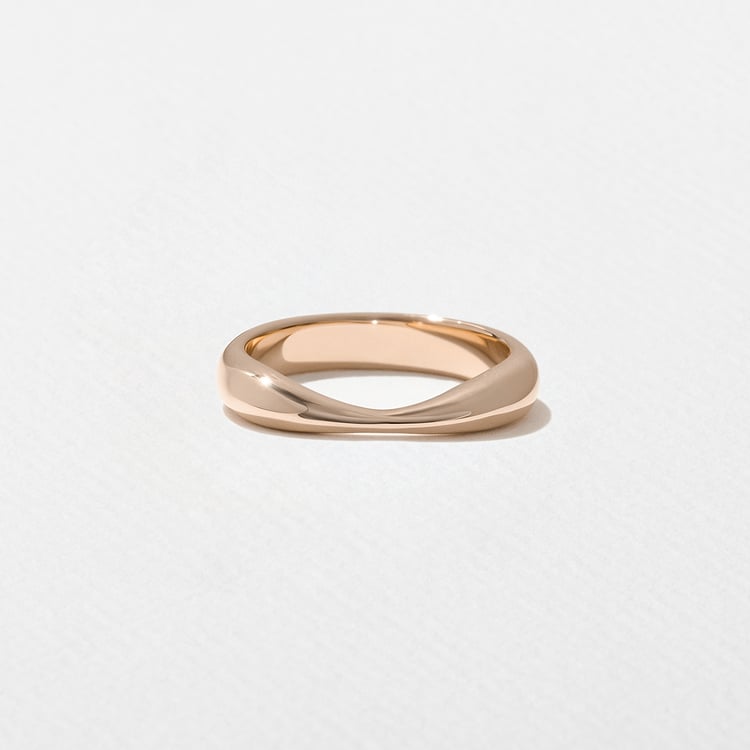 Moon in 14k Rose Gold