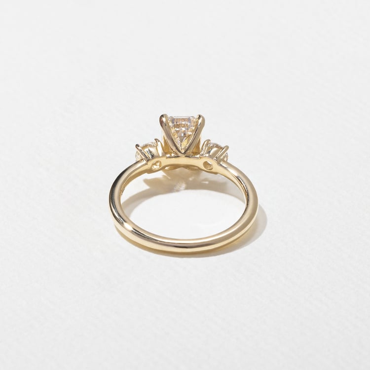Trey Emerald-Cut  in 14k Yellow Gold – view 4