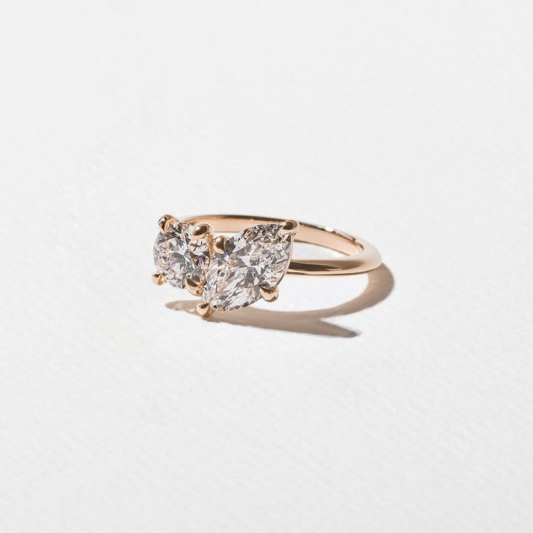 Vivi Marquise and Round in 14k Rose Gold – view 2