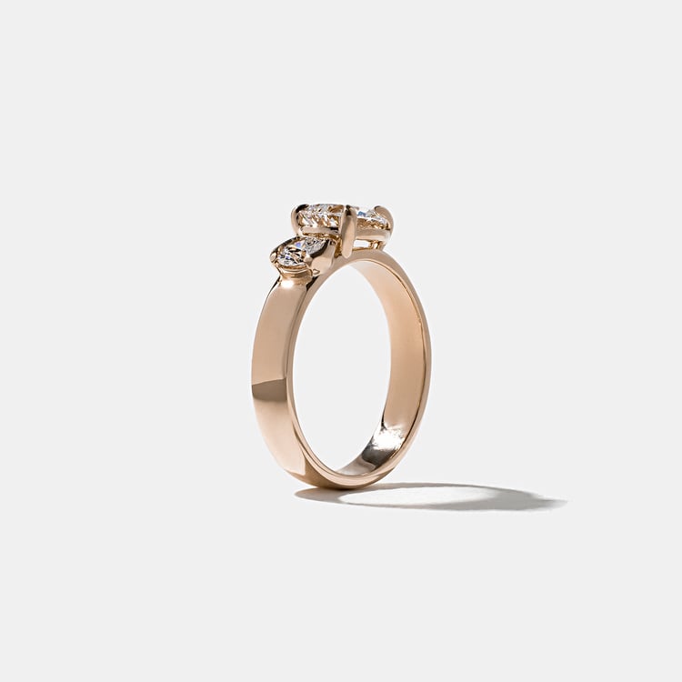 Henri Pear in 14k Rose Gold – view 5